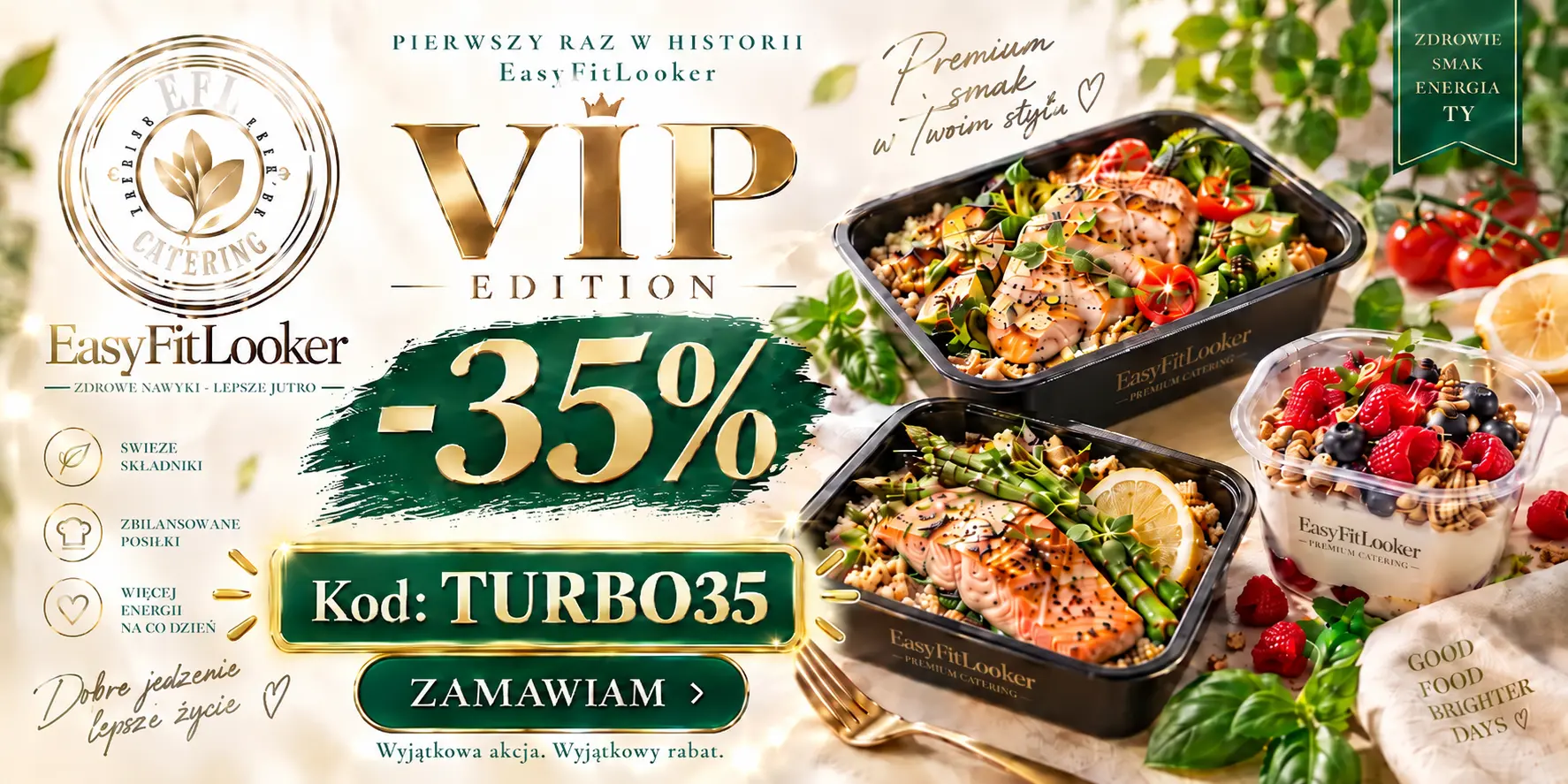 Happy Hours EasyFitLooker – aktualna promocja na catering dietetyczny