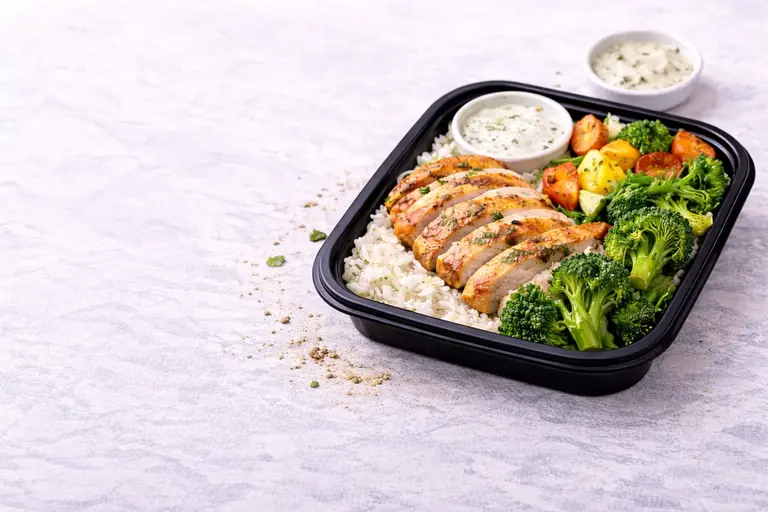 Dieta kulturysty EasyFitLooker z wołowiną, ryżem, jajkami i brokułami