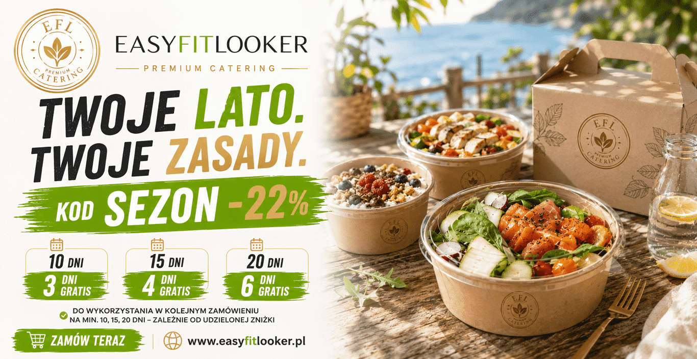 Kod SEZON -22% oraz nawet 6 dni gratis przy kolejnym zamówieniu