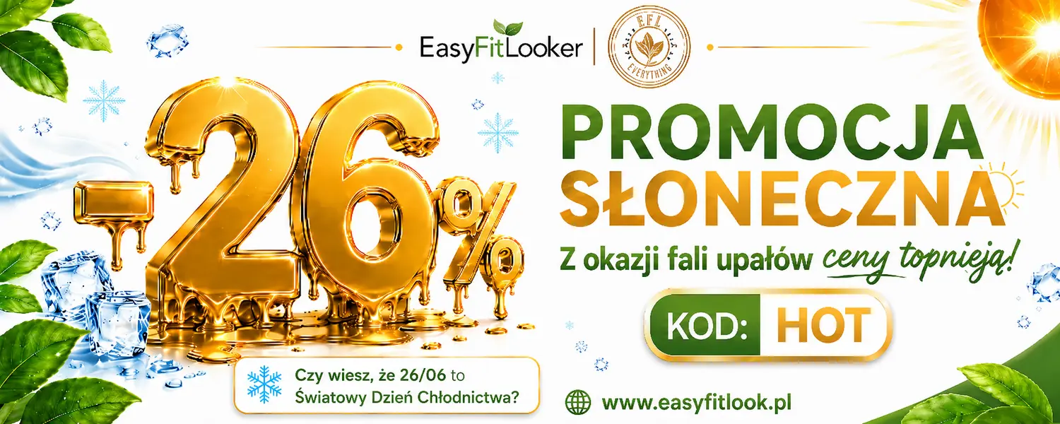 Promocja słoneczna -26% z kodem HOT